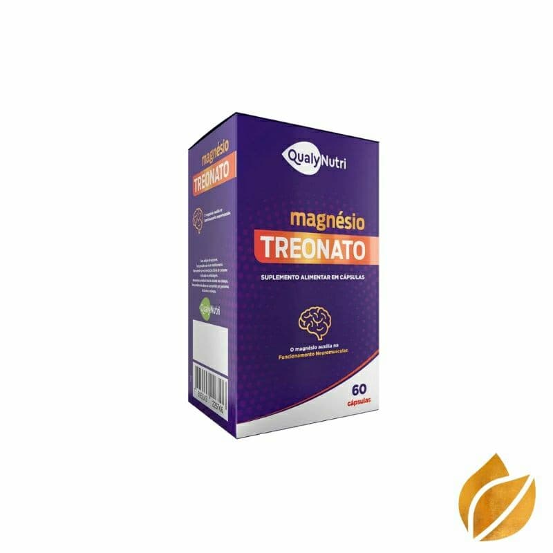 Nu Treonato Magnésio Treonato Qualy Nutri 60 Cápsulas
