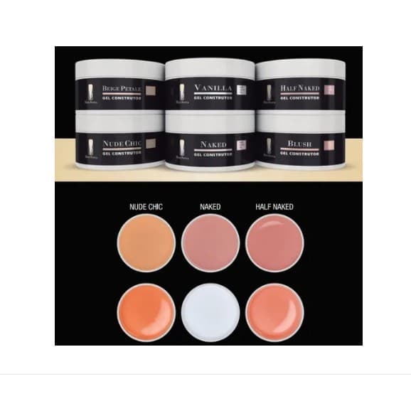 Gel Alongamento Led UV Autonivelante Para Unhas Hard 24g Miss Sonia