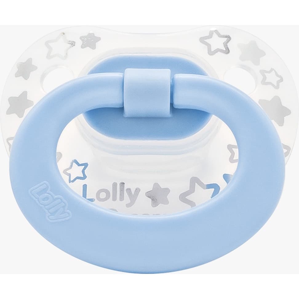 Kit 2 Chupetas - Silicone - Dia e Noite - 0-9 M- Ortondontica - Lolly Kinddy
