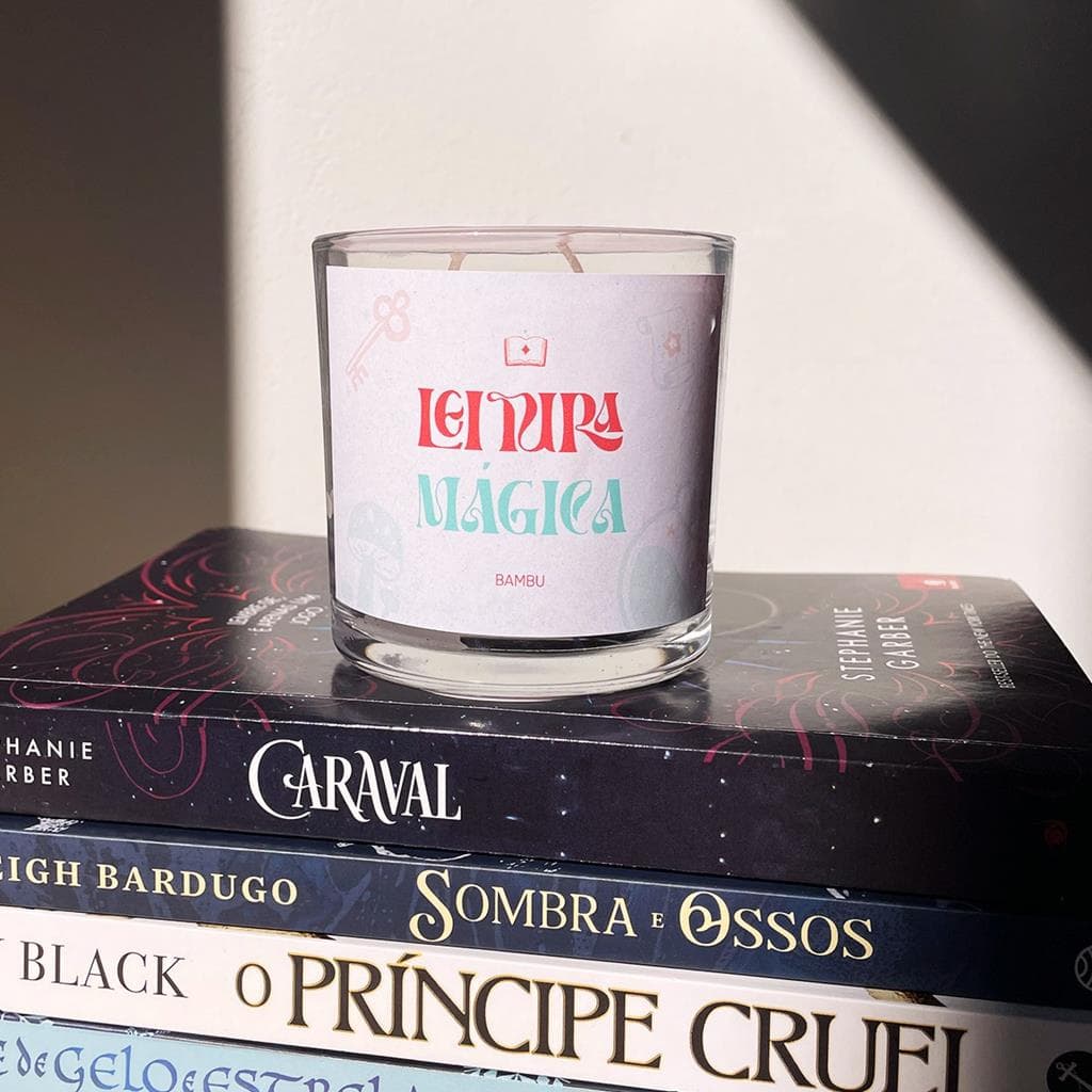 Vela Literaria Aromatica Leitura Magica Aroma Bambu