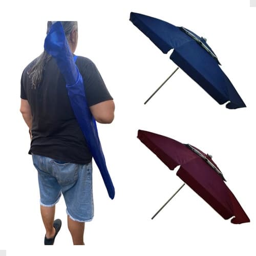 Guarda Sol Gigante 2,2m Praia Com Capa Para Transporte Praia