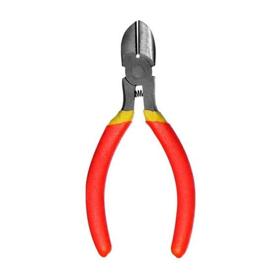 Alicate corte 5' Aço Inox E Cabo De Borracha- Aço Forte