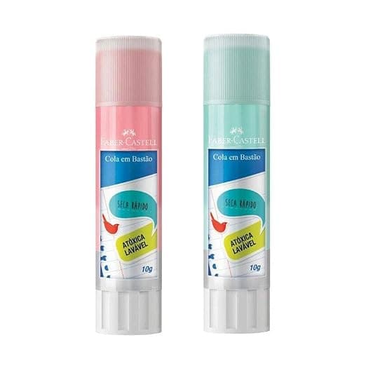 Cola Bastão 10G Tons Pastel - Faber-Castell
