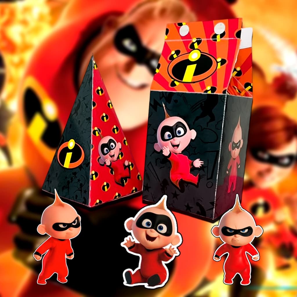 Kit festa Lembrancinhas ZEZE OS INCRIVEIS | FAZEMOS TODOS OS TEMAS