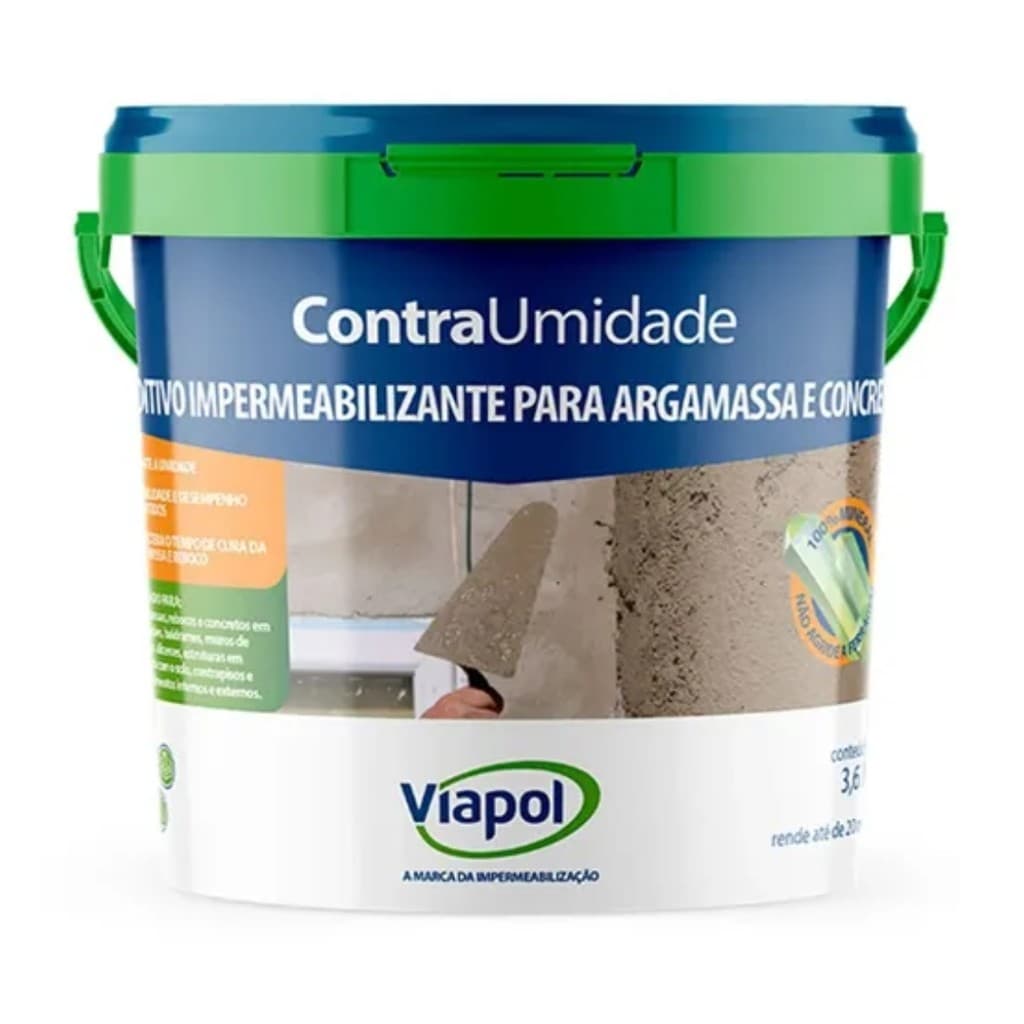 Aditivo Impermeabilizante Contra Umidade Vedacit 3,6L-Viapol