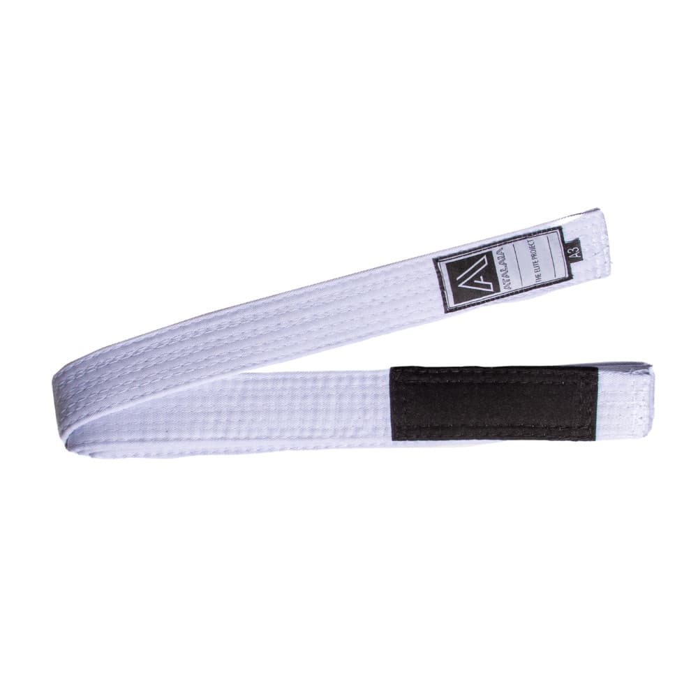 Faixa de Jiu Jitsu Atalaia Branca Ponta Preta