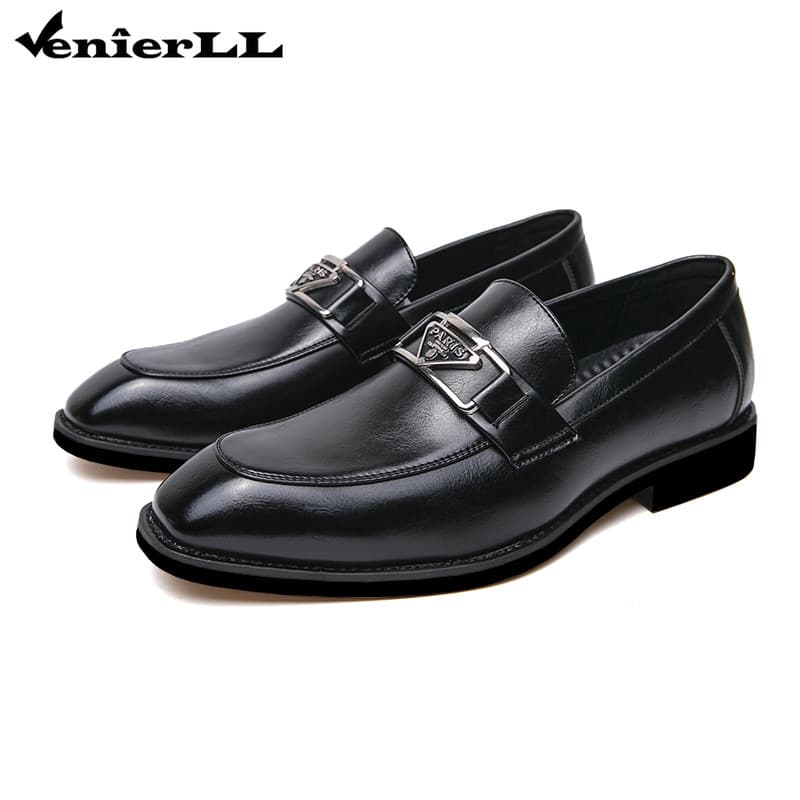 Sapatos Masculinos Mocassins Slip-On | Formais Elegantes Sociais Clássicos Com Fivela Confortáveis Para Negócios Diários