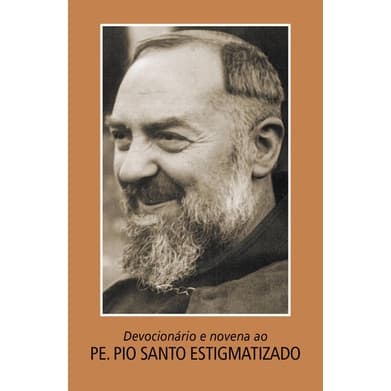 Livro Devocionário e novena ao Padre Pio Santo Estigmatizado