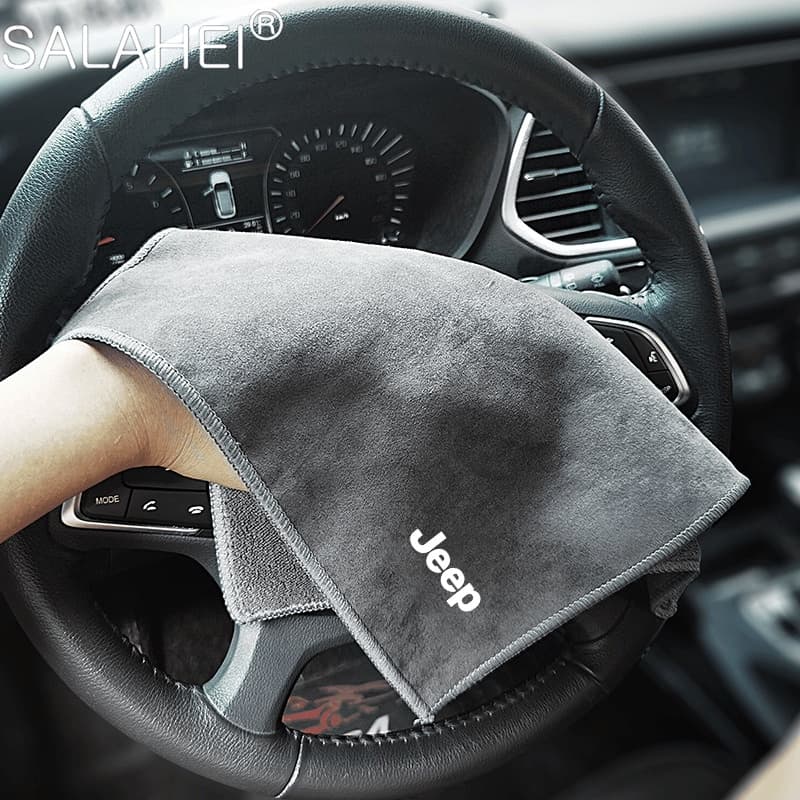 1 Toalha De Lavagem De Carro Para PC Pano De Secagem Extra Macio Rag Jeep Renegade Comandante Wrangler Liberty Cherokee