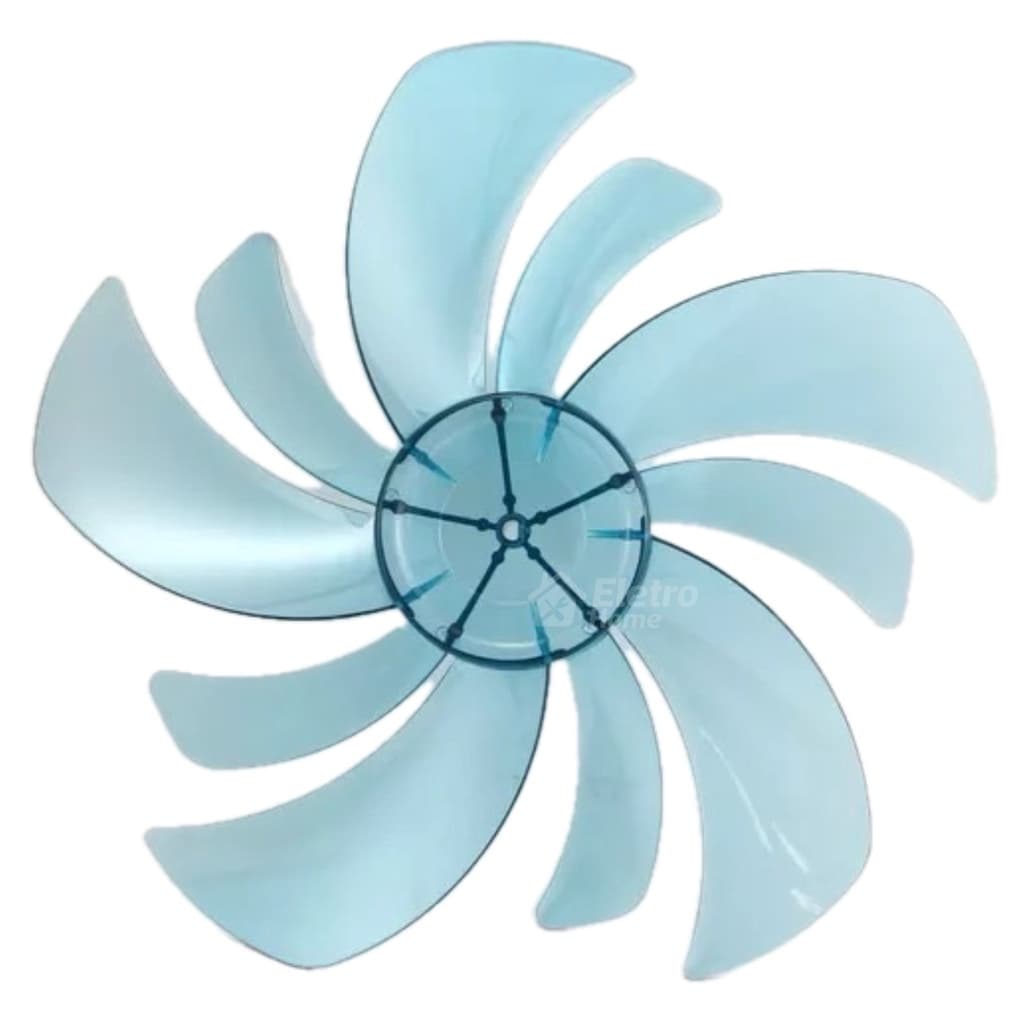 HELICE VENTILADOR BRITANIA 10 PAS 40CM AZUL TRANSP VENT PVT492 - 7528S