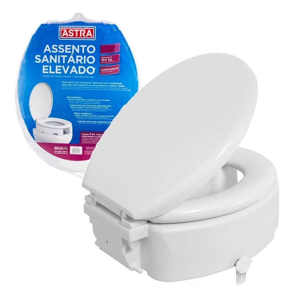 ASSENTO ELEVACAO ALMOFADADO ASTRA TAMPA OVAL PNE TRAVA 13CM