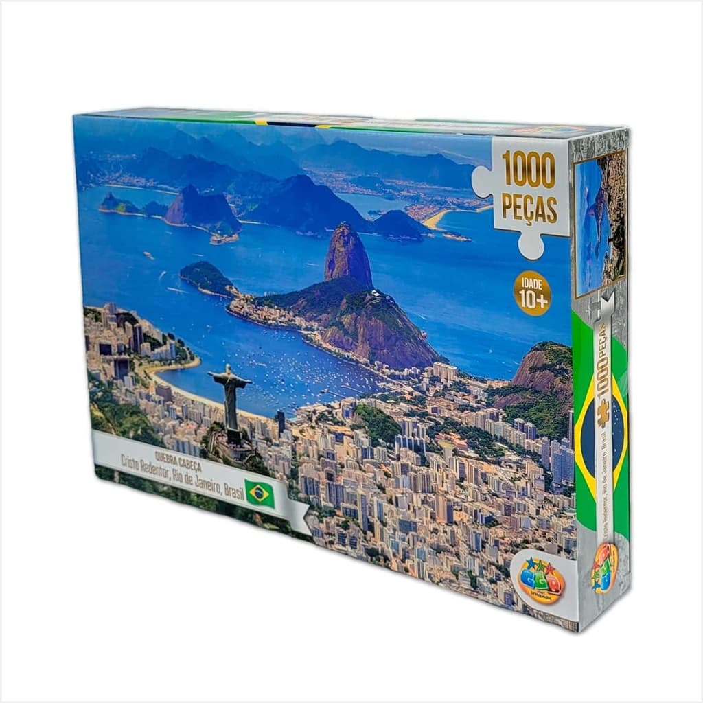 Quebra Cabeça 1000 peças Cristo Redentor Rio de Janeiro Brasil