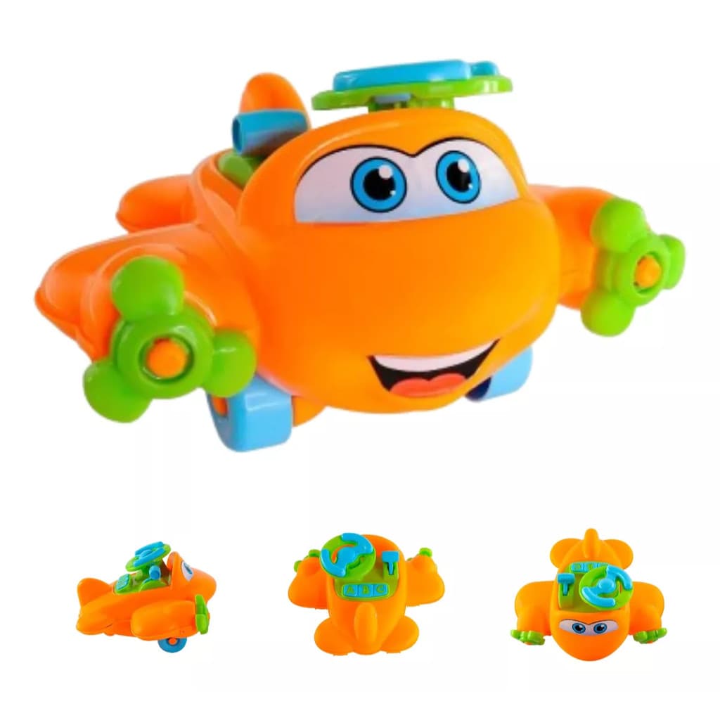 Baby Plane Aviãozinho Crec Crec - Jp Brinquedos