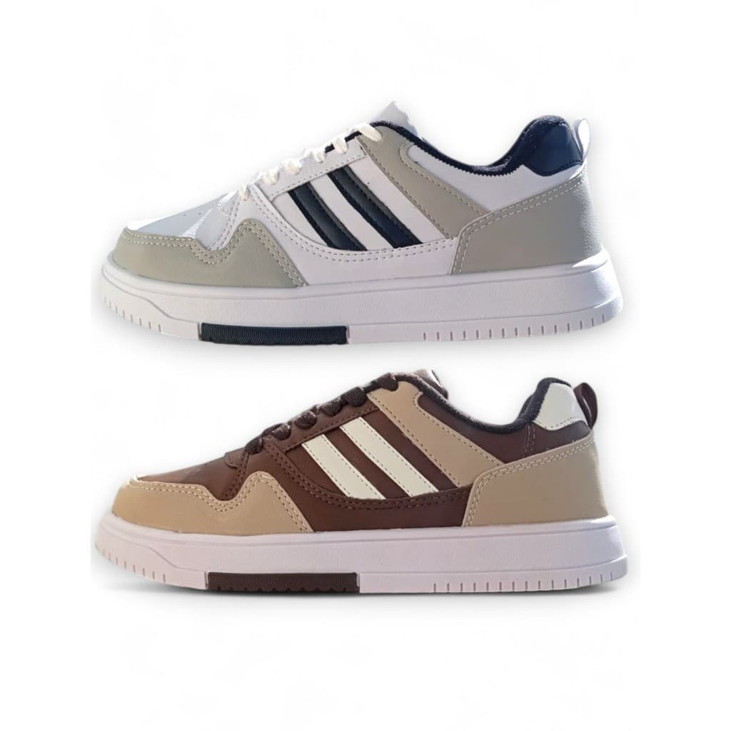 Tenis Masculino Casual Estilo Skatista Lançamento Em Corino Confortável Macio