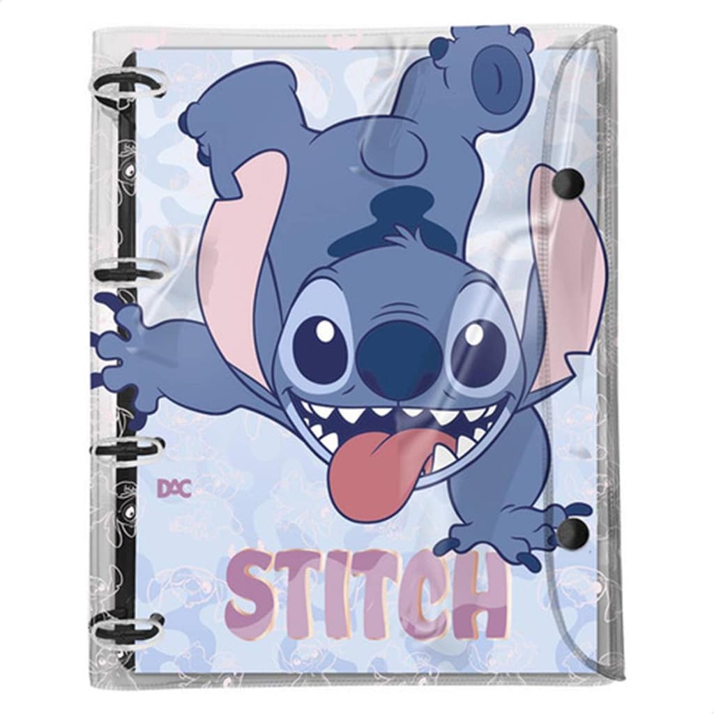 Fichário 4 Argolado Personagem Stitch 192 Folhas
