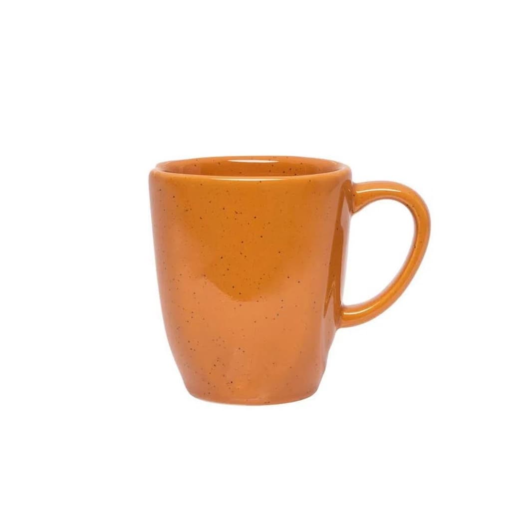 Caneca Ryo Papaya 380ml Laranja Oxford Porcelanas para Bebidas Quentes com Design Vibrante e Elegante