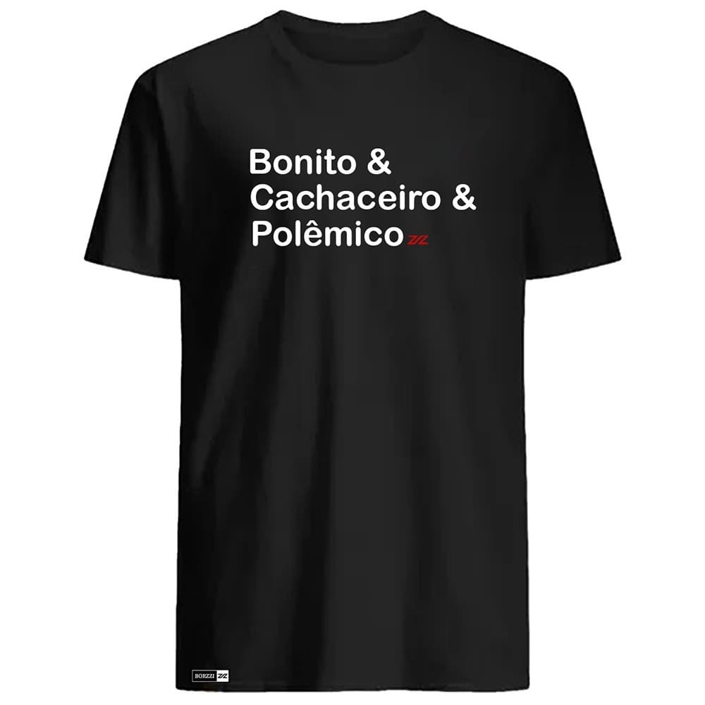 Camiseta Engraçada Cachaceiro Bonito e Polêmico - Frase Personalizada Camisa 100% Algodão de Qualidade