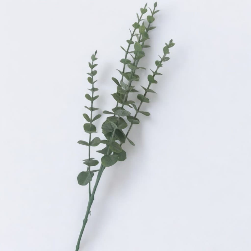 Haste de Eucalipto 74cm C/5 Galhos Flores e Plantas Artificiais - TO1021