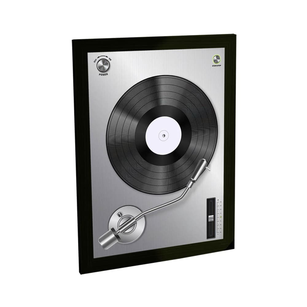 Quadro Decorativo  DJ Beatmaker Toca Discos Mesa De Som Vinil