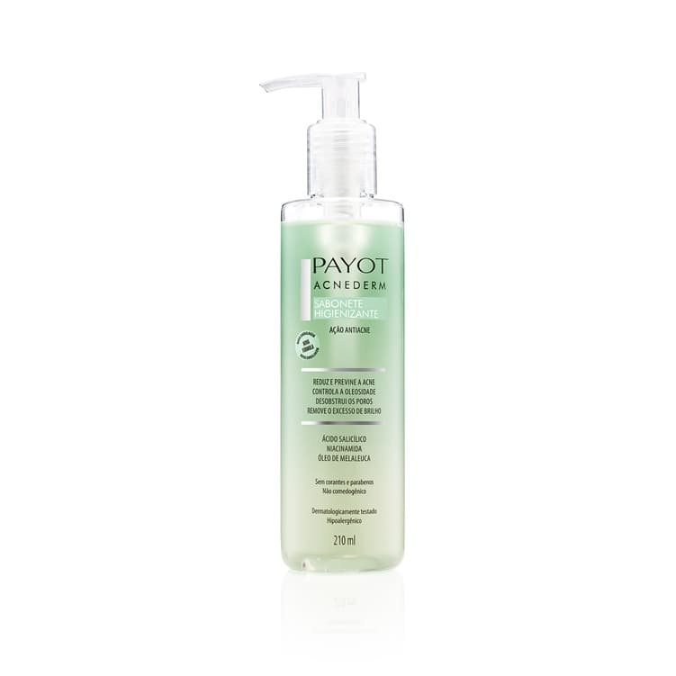 Sabonete Líquido Higienizante Facial Acnederm Payot 210ml