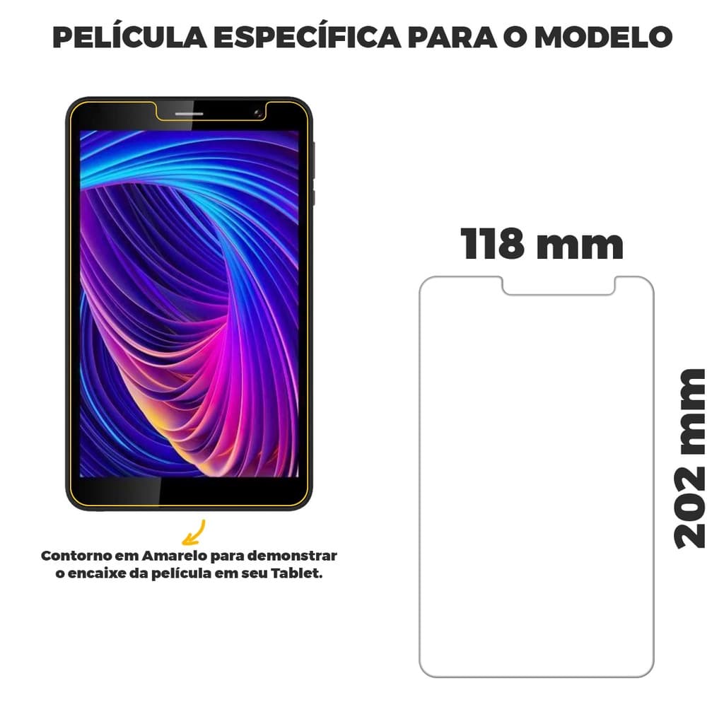 Película Comum Para Tablet Multilaser M8 NB342