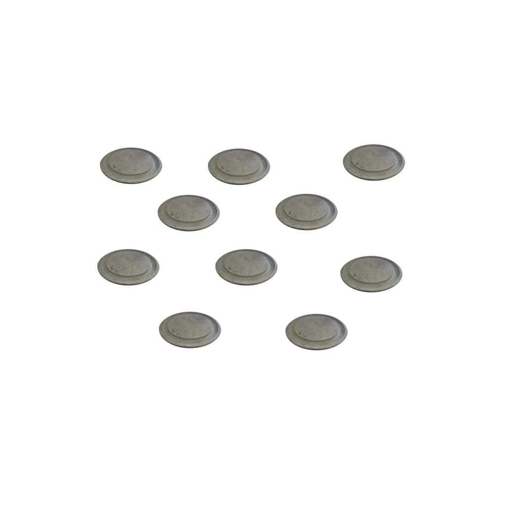 Kit 10 Prato de Hambúrguer Pedra Lanches Sanduíche Porções