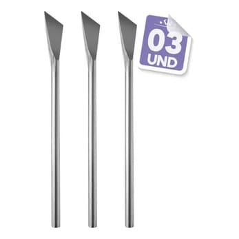 Kit com 3 Bisturi Profissional Aço Inox Calosidade