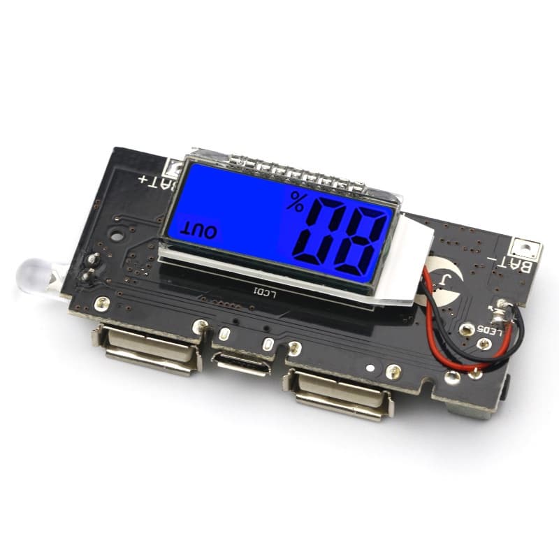 Dual USB 5V 1A 2.1A Banco De Potência Móvel 18650 Carregador De Bateria PCB Módulo De Alimentação Acessórios Para Telefo