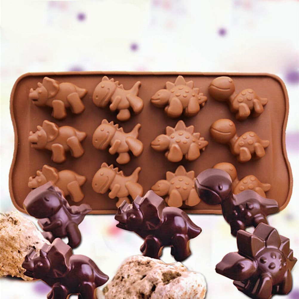 B1R Molde De Dinossauro De Silicone Fondant Para Bolos De Bolo Chocolate Geléia De YL2206