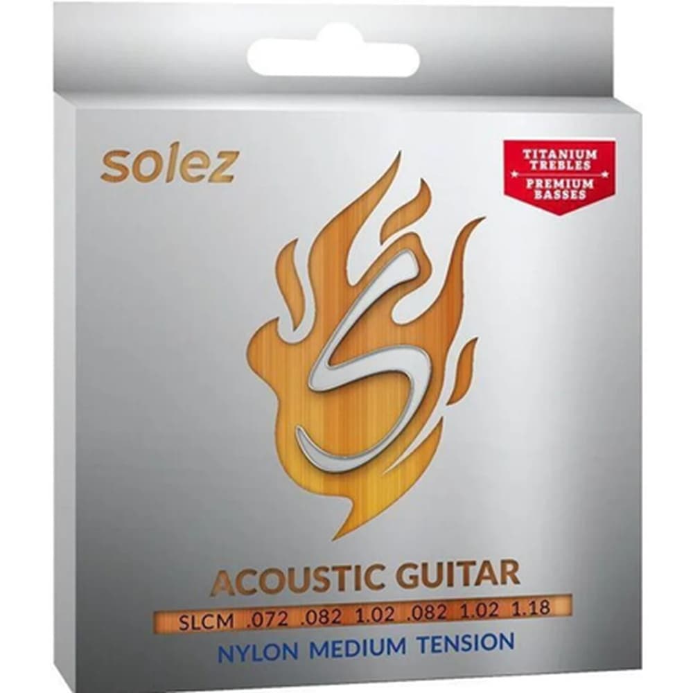 ENCORDOAMENTO VIOLÃO NYLON SOLEZ SLC M HYLON TENSÃO ALTA