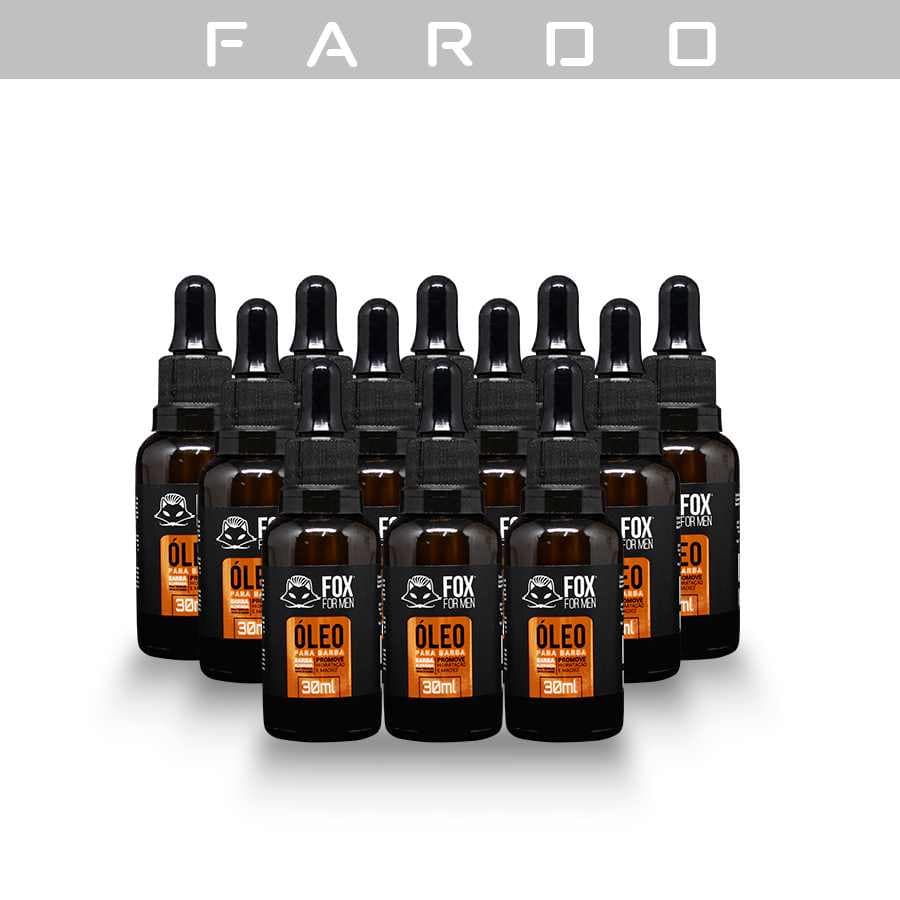 OLEO PARA BARBA 30ML - FOX FOR MEN - 12 unidades