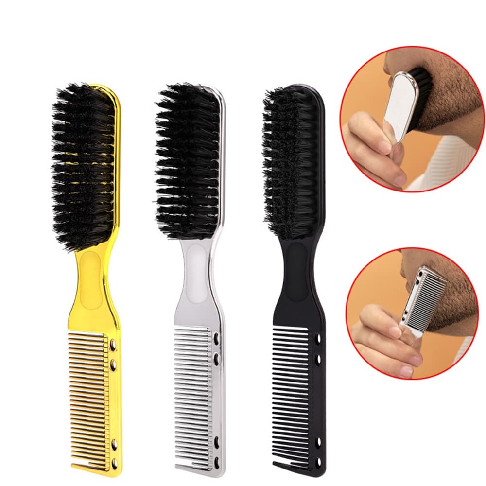 Ferramenta De Barbeiro Escova De Barba Para Cabeleireiro Pente De Limpeza