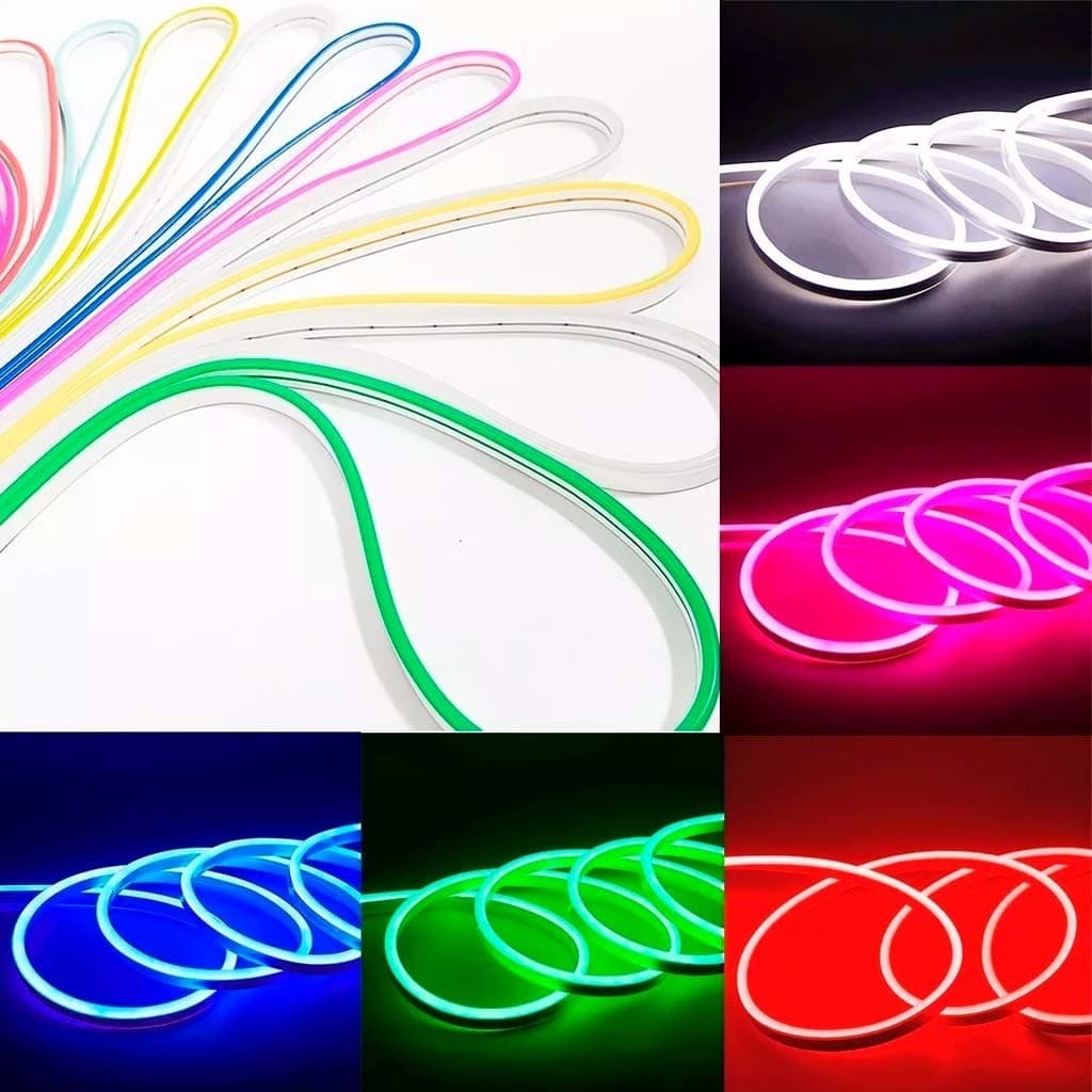 Fita Led Neon 5m Alto Brilho Corte 2,5cm Flexivel Siliconada