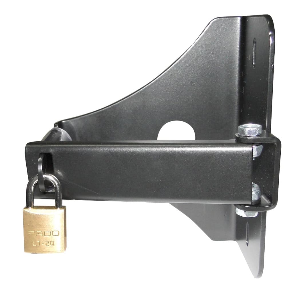 Suporte  de Parede Bike Chapa Grossa - MTB e Speed Barra Circular Anti Furto Suporte De 30 Kg