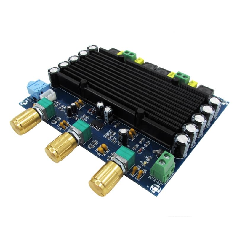 XH-M549 Placa Amplificadora De Potência Digital De 2 Canais 150W TPA3116D2 Módulo Amplificador De Áudio