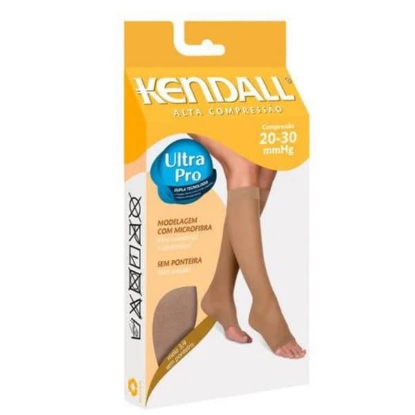 Meia Kendall 3/4 - Alta Compressão - Sem Ponteira (20-30 mmHg)