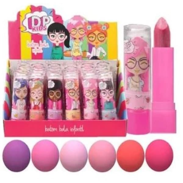 Batom Bala Infantil DP Kids Cor 01- roxo