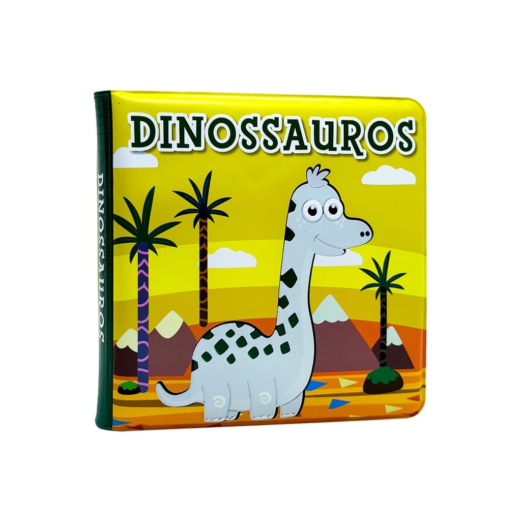Molhe e Veja as Cores! - Dinossauros - Infantil Ilustrado - Livro de Banho - Livro Físico