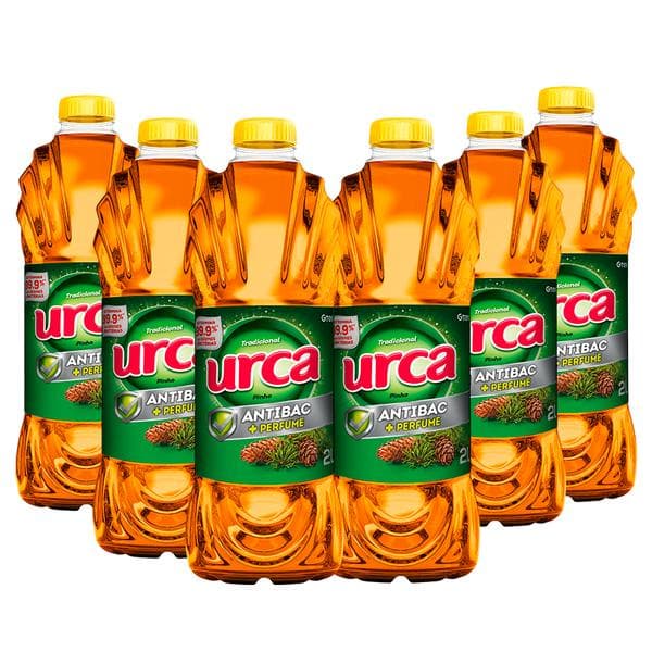 Kit 6 Desinfetante Urca Pinho 2L