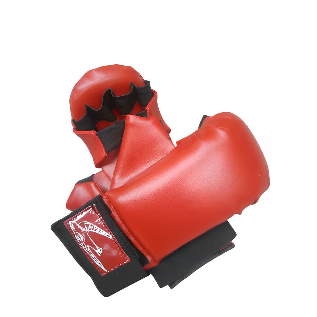 Luvas de Karate Luvas de Boxe Luvas de Boxe Sanda Taekwondo Luvas de Treinamento - Shydori Vermelha