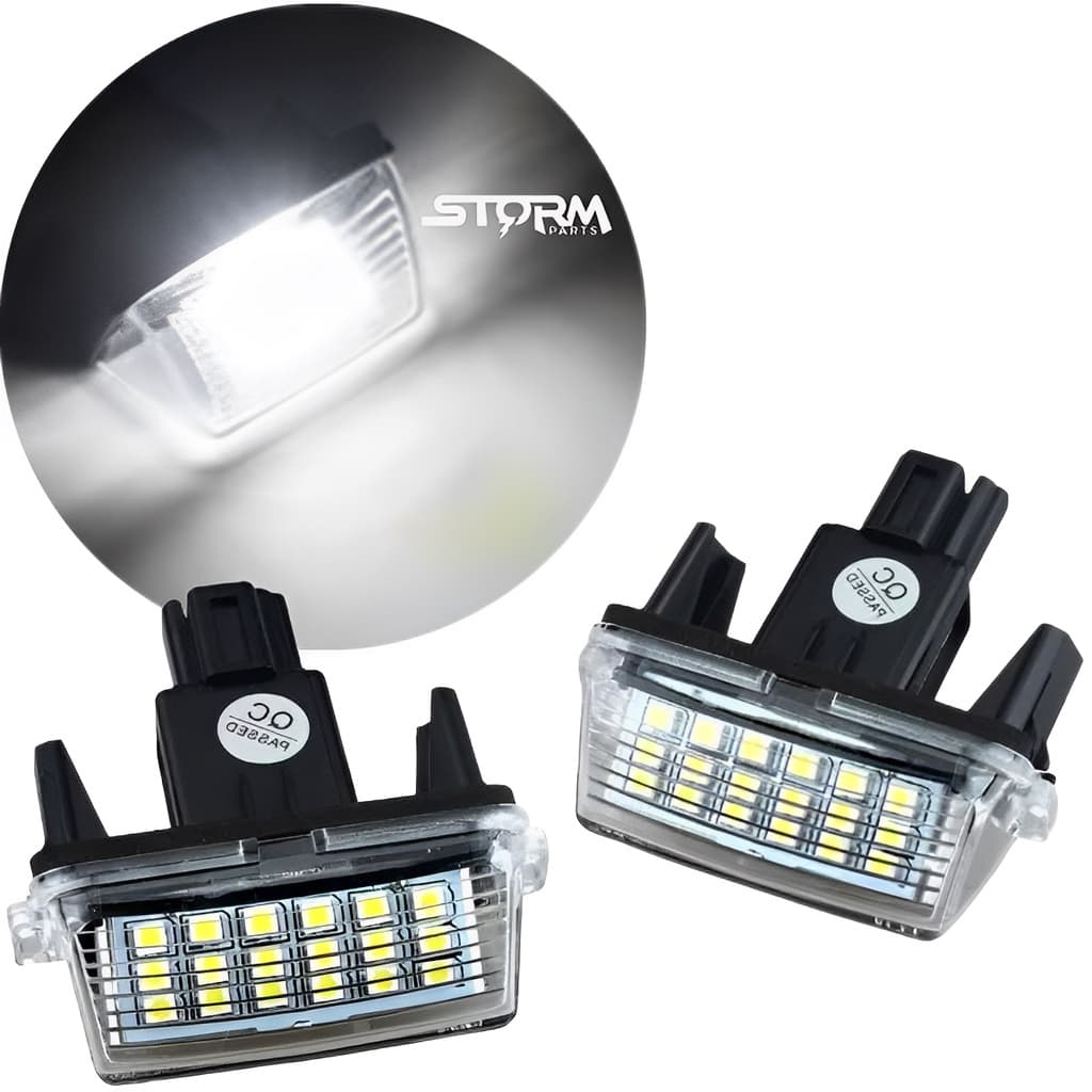 Luz Placa Toyota Corolla 2015 a 2019 Par Lâmpada Led Branco Lanterna Traseira porta malas 1.8 2.0