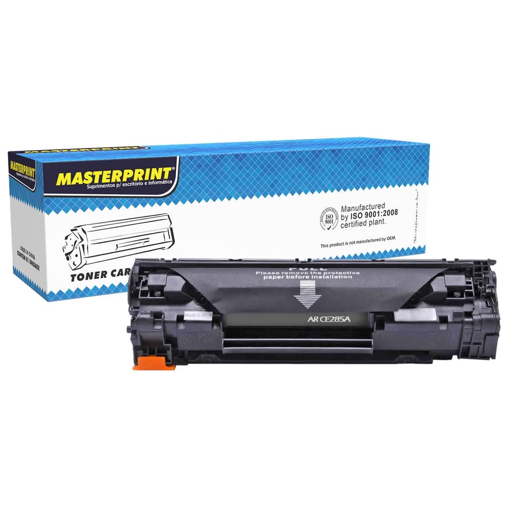 Toner Compatível para HP CE285A 285 Marca Masterprint para P1102w P1109w M1130 M1132 M1212 M1212nf M1217fw Preto 1.600