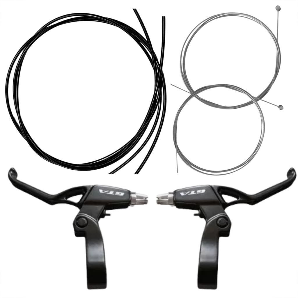 Kit de Freio Bicicleta Aro 26 Aro 29 Completo Freio Cabo Conduite 3 Metros Traseiro Dianteiro Manete