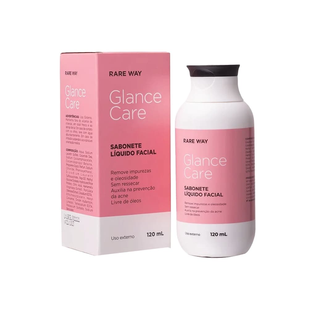 Sabonete Facial Glance Care Rare Way 120ml