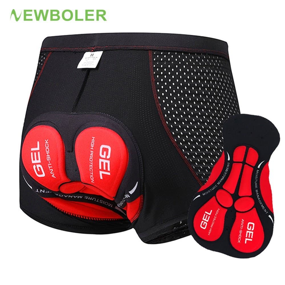 Calças respiráveis da bicicleta da Choque-prova 5D/3D com gel AA9L