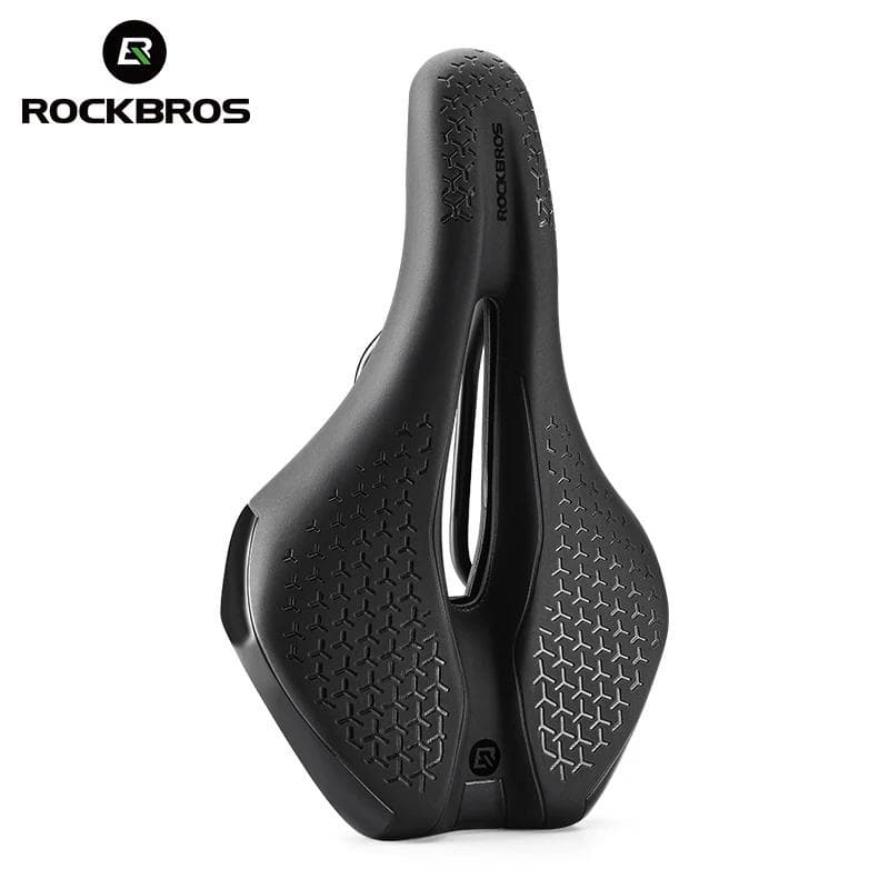 ROCKBROS Sela De Bicicleta Oca À Prova De Choque Assento PU Almofada De Couro Leve MTB Para De Estrada