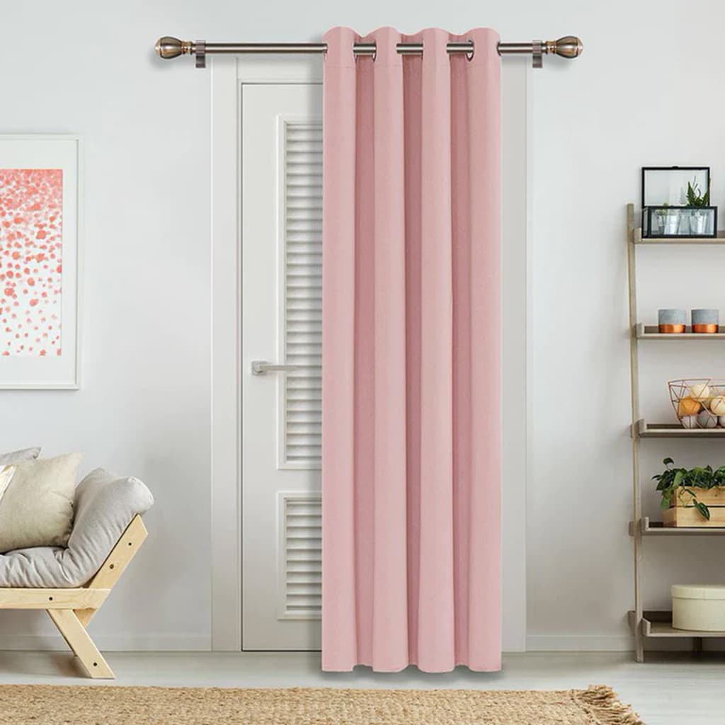 Cortina Oxford Folha Única 1.50m X 2.80m - Rosa