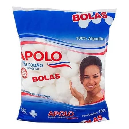 Algodão Bola Apolo 100g - Multiuso