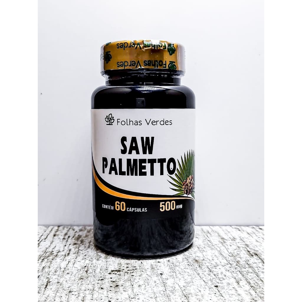 Saw Palmetto 60cáp 500mg Folhas verde