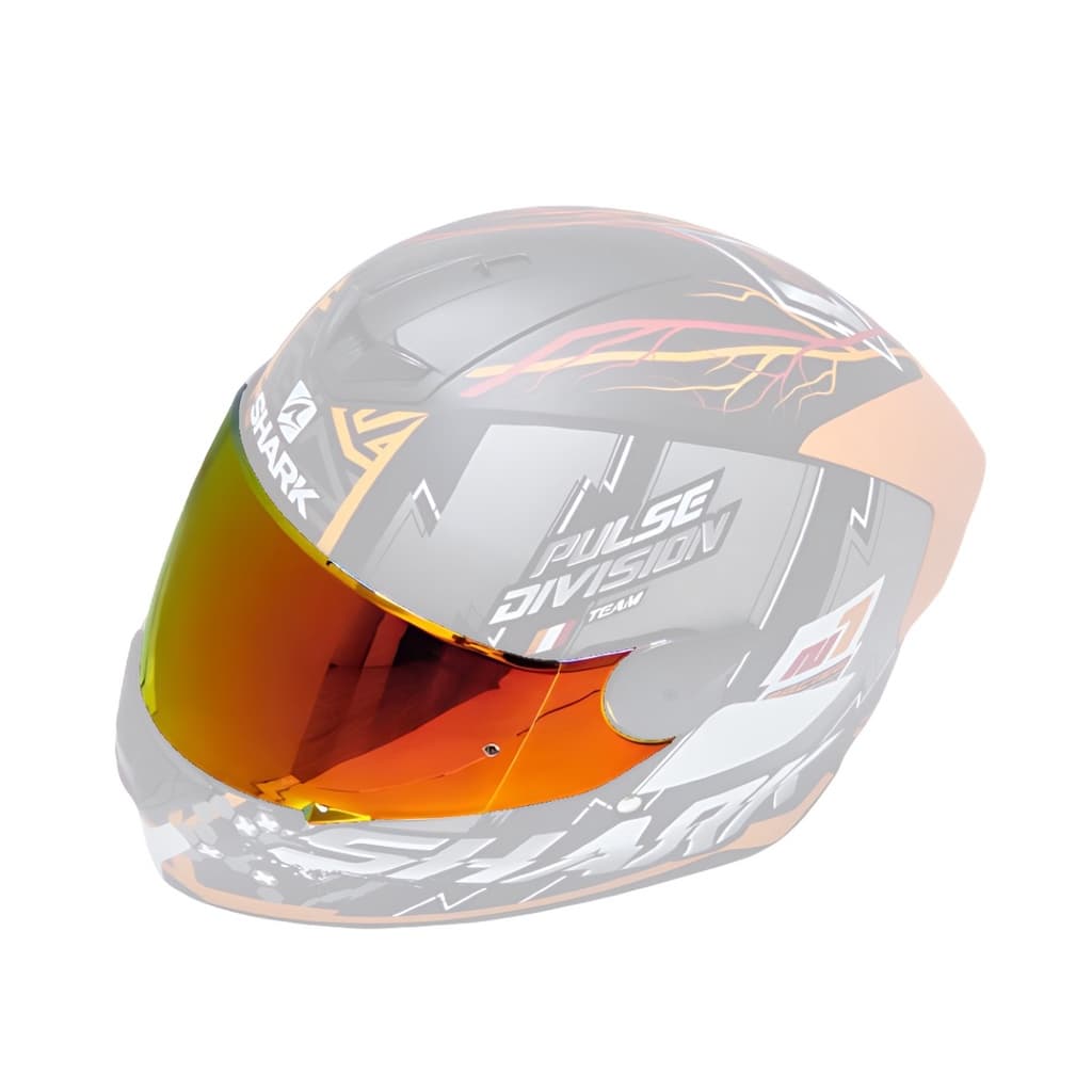 Viseira Capacete Shark Skwal Spartan Revo Vermelha